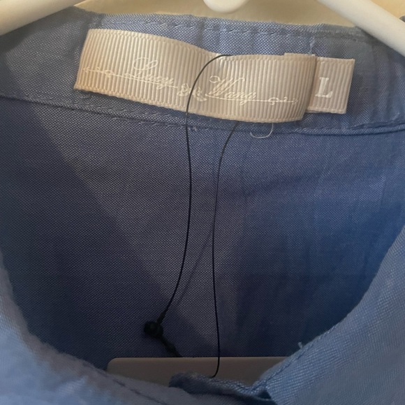 NWT Lucy Wang embroidered button down-large - Picture 2 of 4